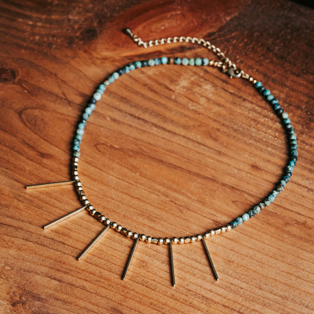 La Diosa | Collar de turquesa africana