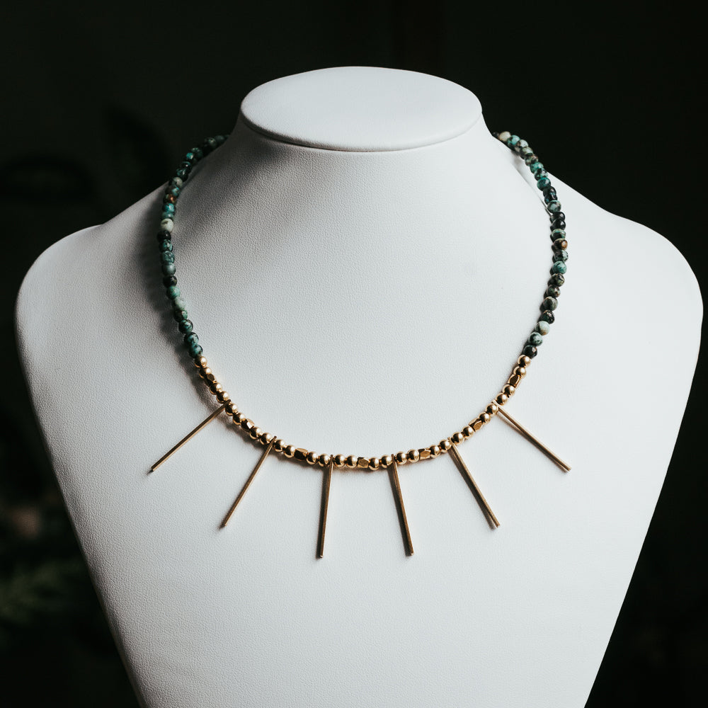 La Diosa | Collar de turquesa africana