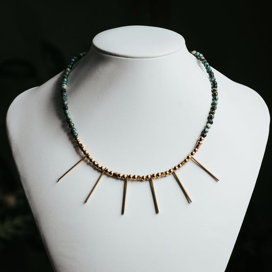 La Diosa | Collar de turquesa africana
