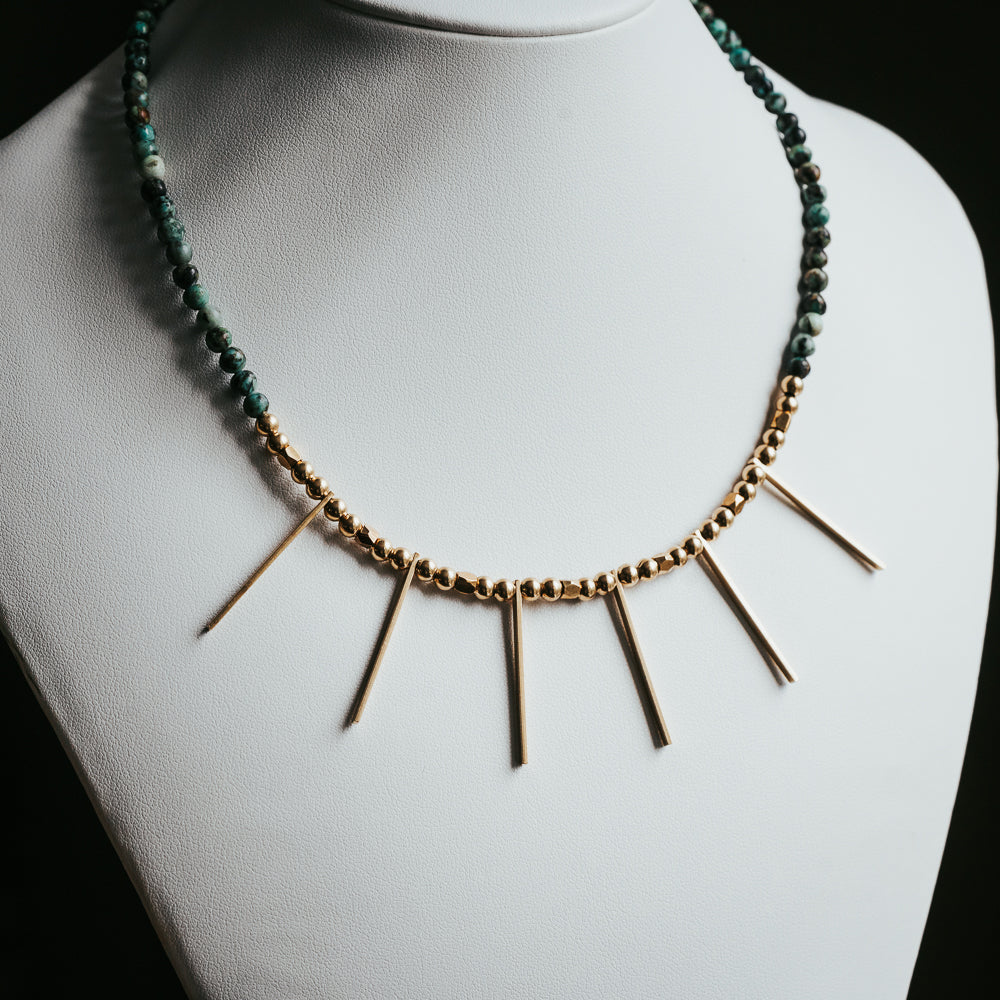 La Diosa | Collar de turquesa africana