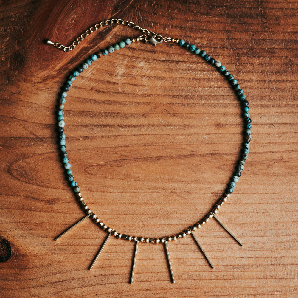 La Diosa | Collar de turquesa africana