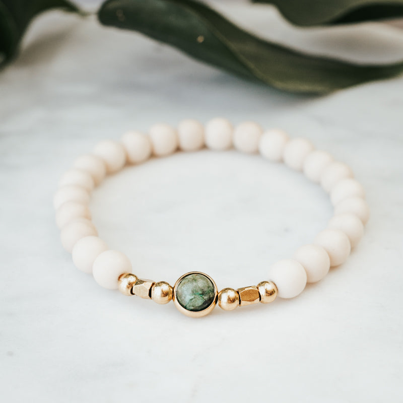 African Turquoise Bracelet Stack