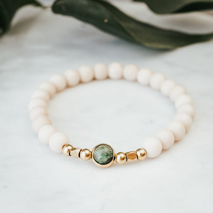 African Turquoise Bracelet Stack