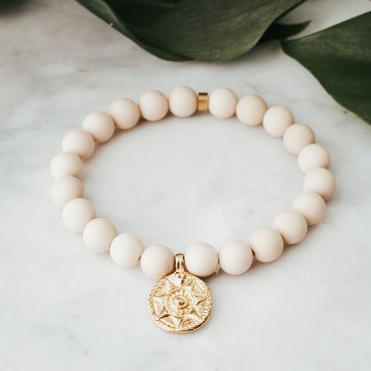 The Sunny Fossil Gemstone Bracelet