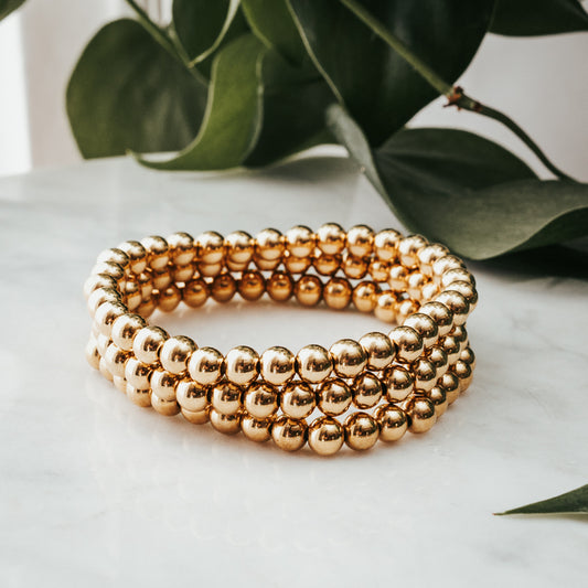 All Brass Chunky Monet Bracelet