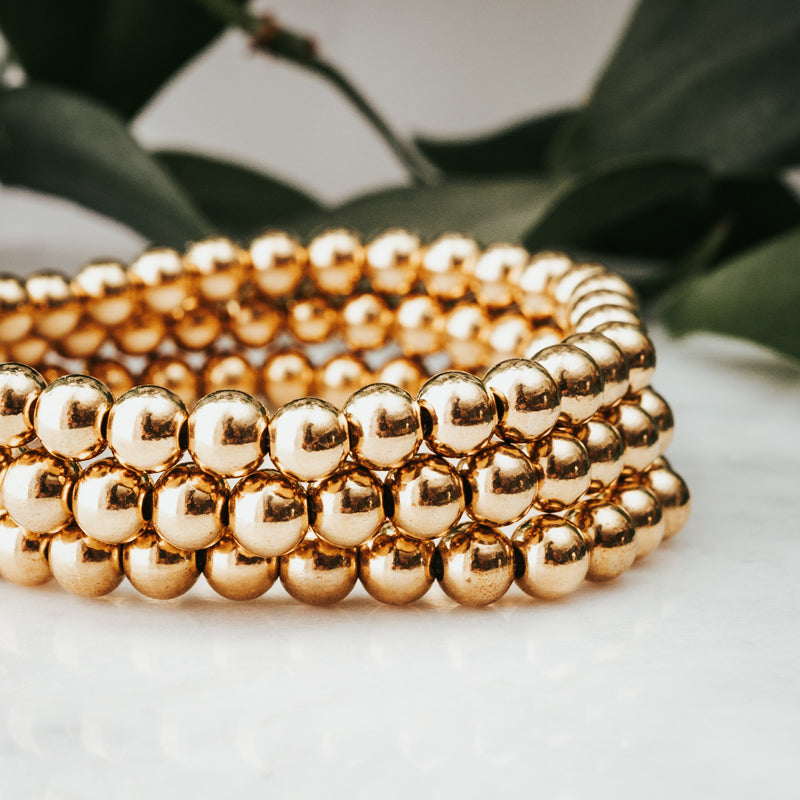 All Brass Chunky Monet Bracelet