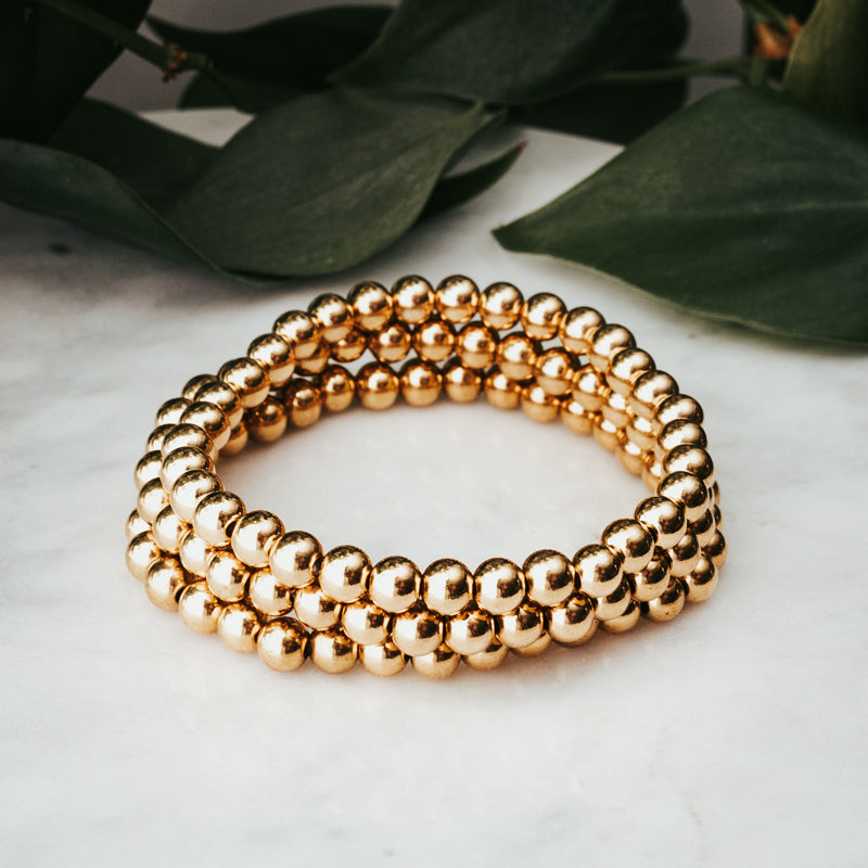 All Brass Chunky Monet Bracelet