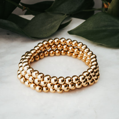 All Brass Chunky Monet Bracelet