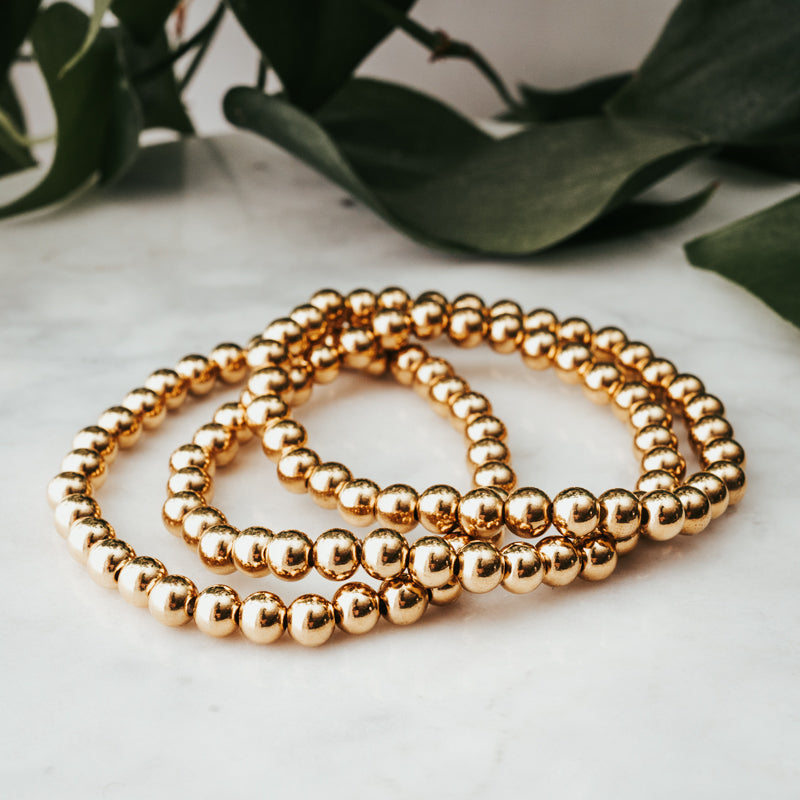 All Brass Chunky Monet Bracelet