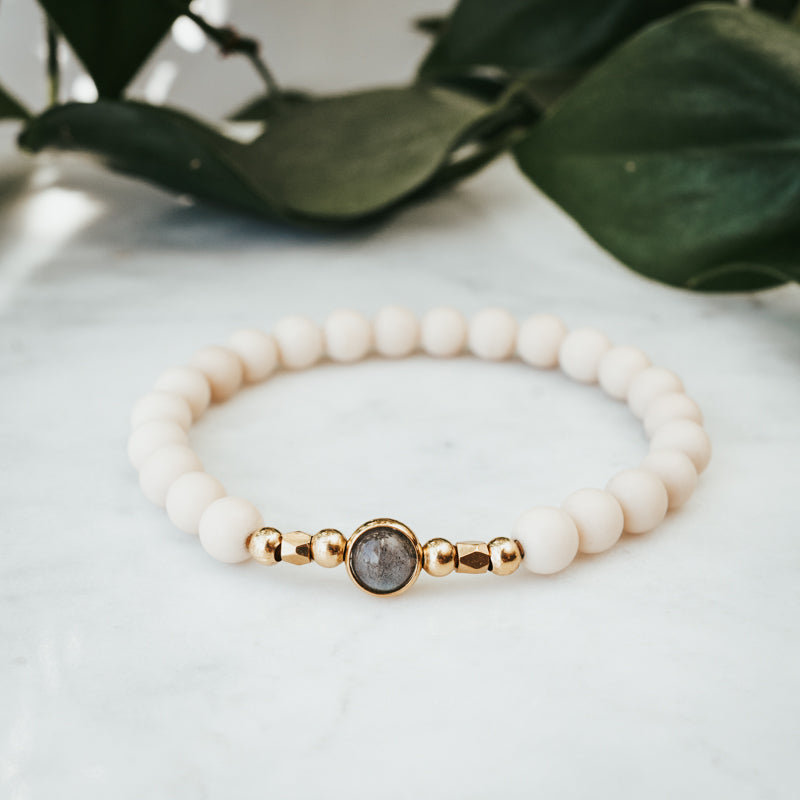 Labradorite Bracelet Stack