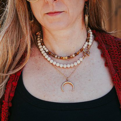 The Chunky OT | Fossil Gemstone Necklace