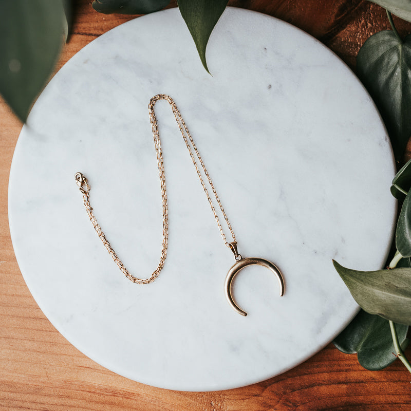 Half Moon | Pendant Necklace
