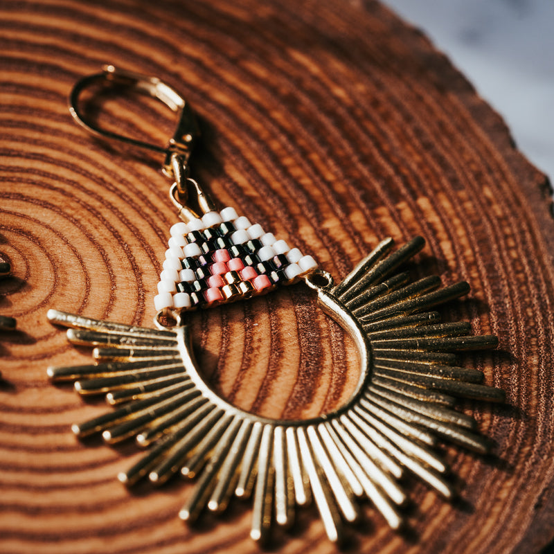 Daystar | Beachy Beaded Earrings