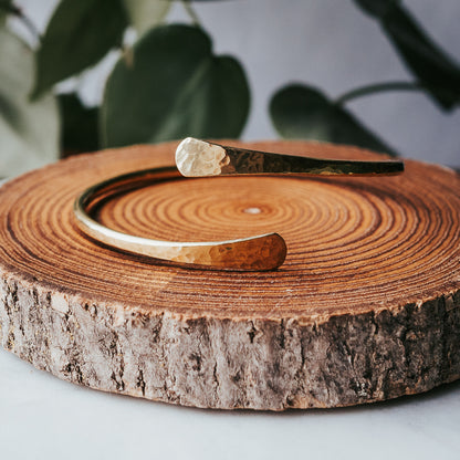 The Ripple Cuff | Brass Cuff Bracelet