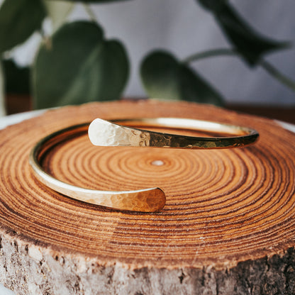 The Ripple Cuff | Brass Cuff Bracelet