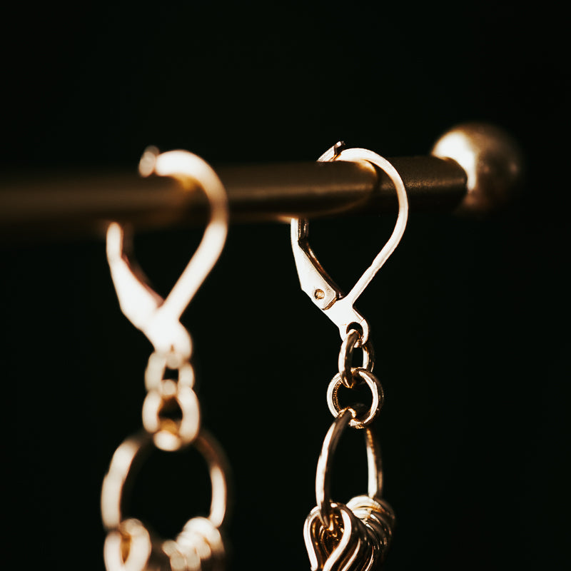Petite Petite | Brass Fringe Earring