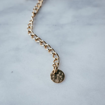 The Chunky Stacker | Sunstone Gemstone Necklace