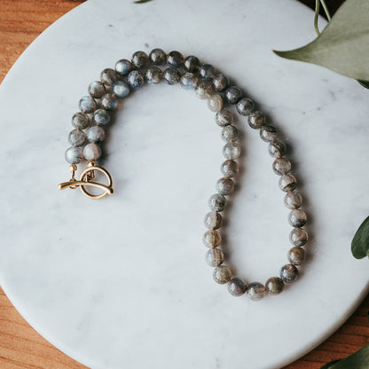 The Chunky OT | Labradorite Gemstone Necklace