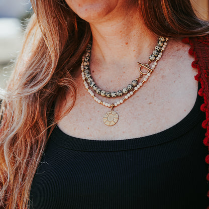 The Chunky OT | Dalmatian Jasper Gemstone Necklace