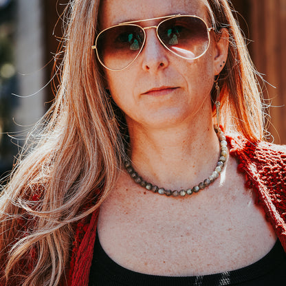 The Chunky OT | Labradorite Gemstone Necklace