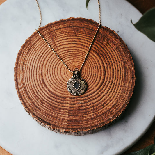 The Hippy Dippy | Brass Necklace