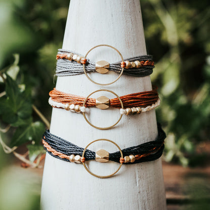 Geometric String Bracelet Collection